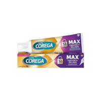 COREGA MAX Fixation+ control dantų protezų kremas