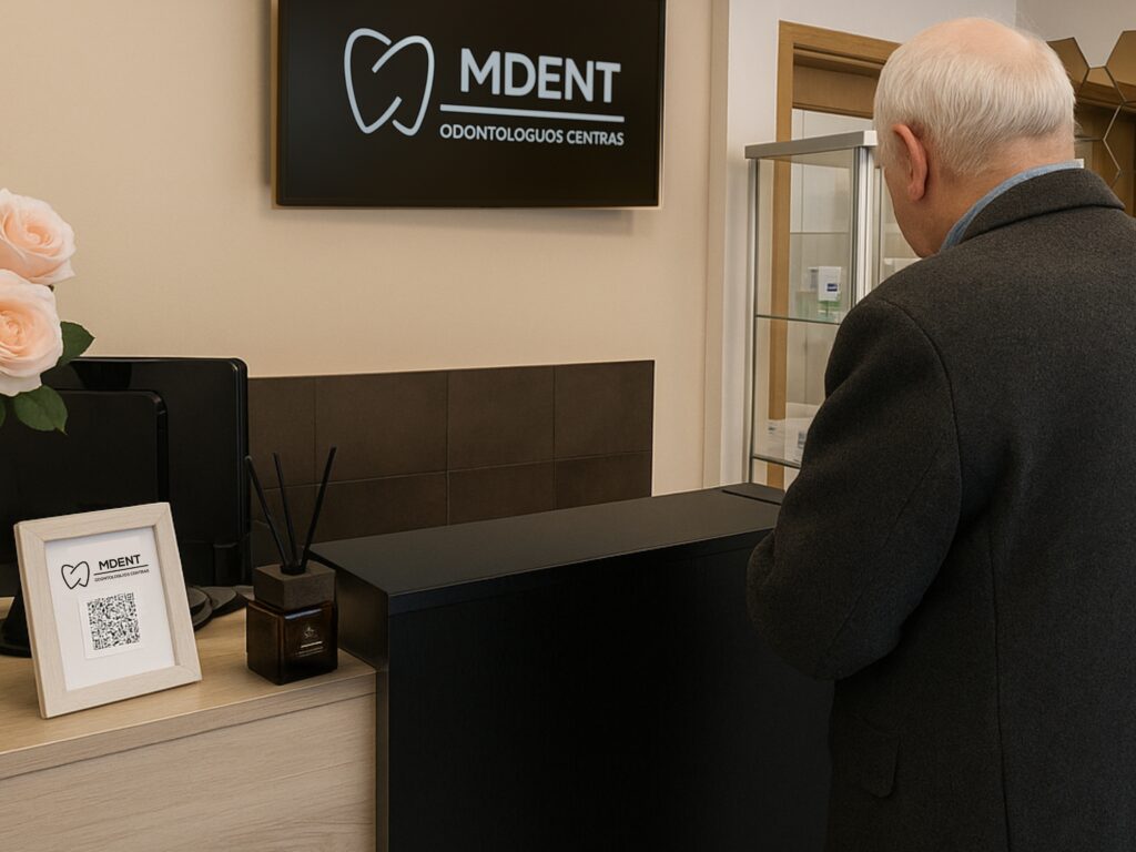 MDENT paciento privilegijos – odontologijos klinikos registratūra